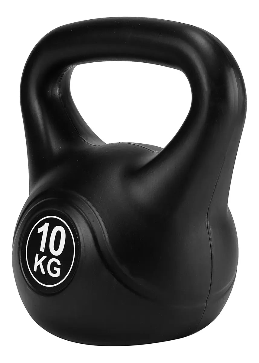Pesa Rusa Kettlebell 10 kg – PVC Antideslizante para Crossfit Avanzado