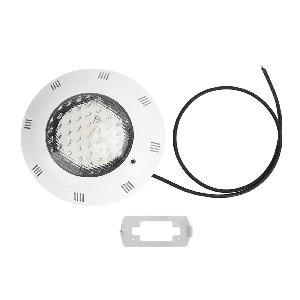 Foco Led Para Piscina Con 7 Luces De Colores 12w Colores Rgb Sumergible Con Control Remoto Ip68