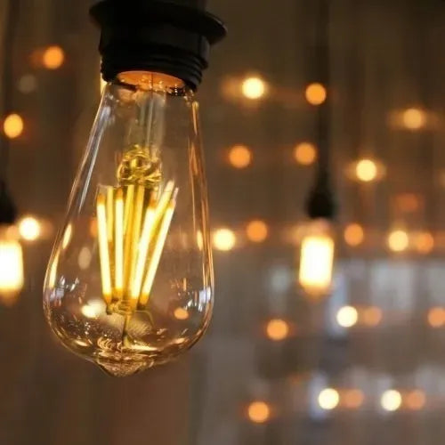 Pack 10 Ampolletas LED Filamento Edison Vintage 4W – Luz Cálida E27