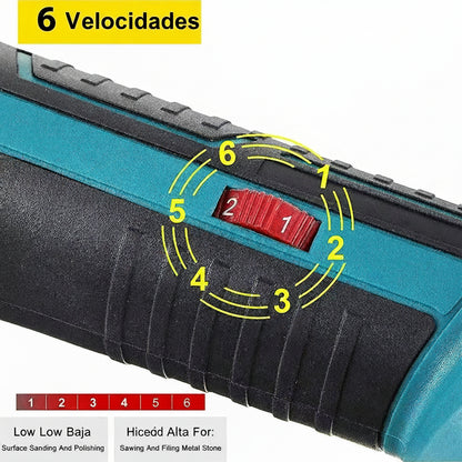 Herramienta Oscilante Multifunción 21V Inalámbrica – 170W con Accesorios Incluidos
