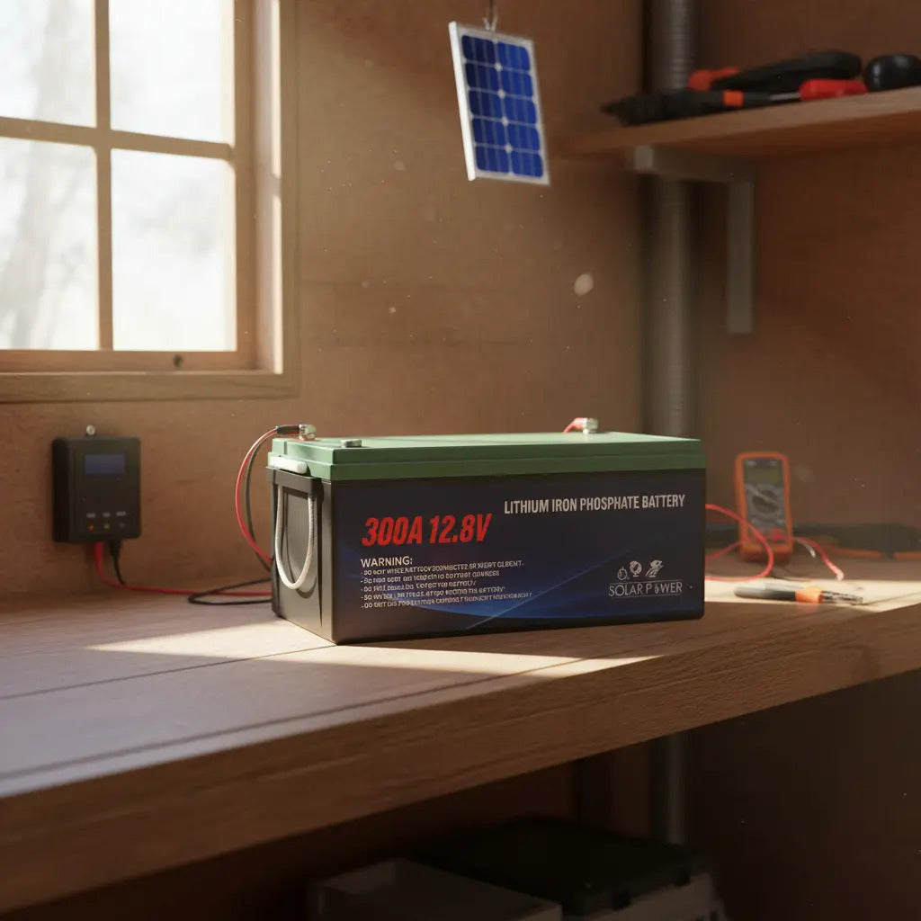 Batería LiFePO4 300Ah 12.8V con BMS | 6.000 Ciclos | Litio Ferrofosfato