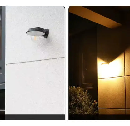 Lámpara Solar LED de Pared con Sensor de Movimiento – Pack 2 Unidades, Luz Cálida