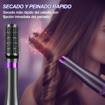 Cepillo Secador Eléctrico 5 en 1 Iones Negativos 1000W
