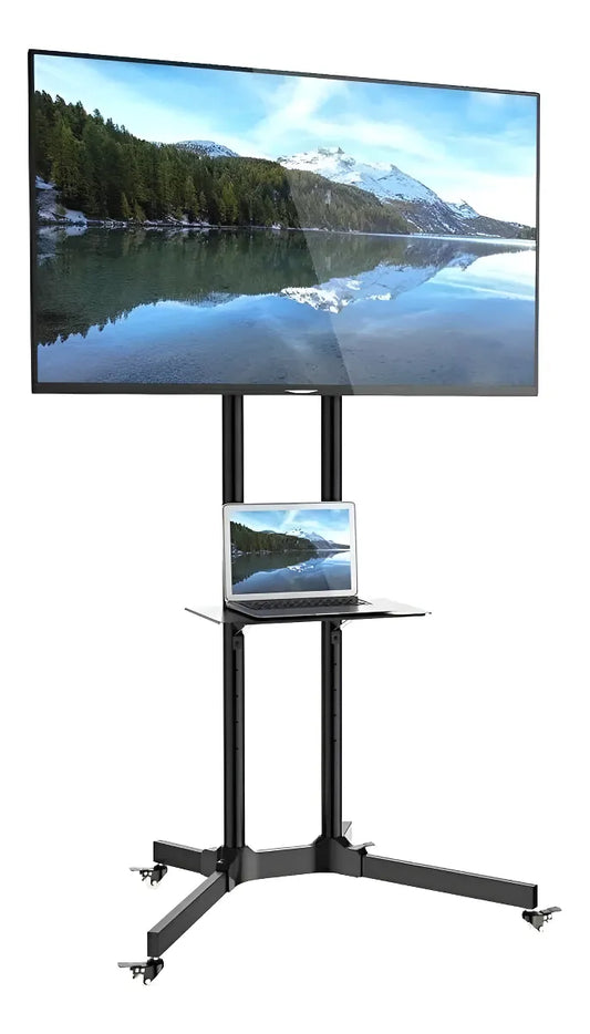 Soporte TV Base Pedestal con Ruedas 32" a 70" – Hasta 60 kg