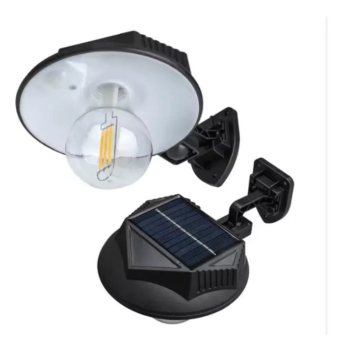 Lámpara Solar LED de Pared con Sensor de Movimiento – Pack 2 Unidades, Luz Cálida