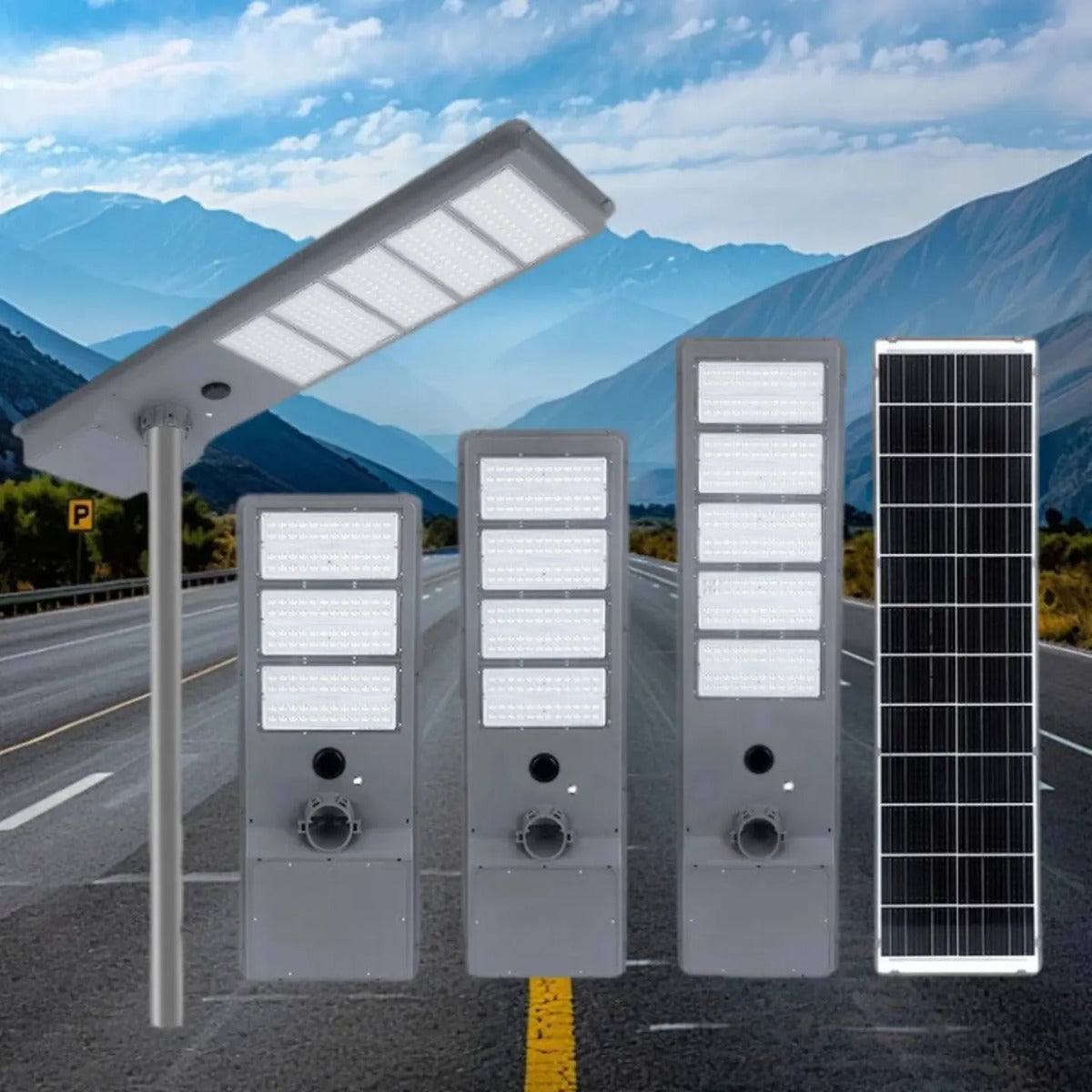 Panel Solar LED 8000W Industrial IP65 6500K Control Remoto