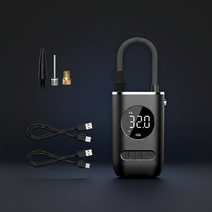 Mini Compresor Eléctrico Portátil 50W Type-C Linterna