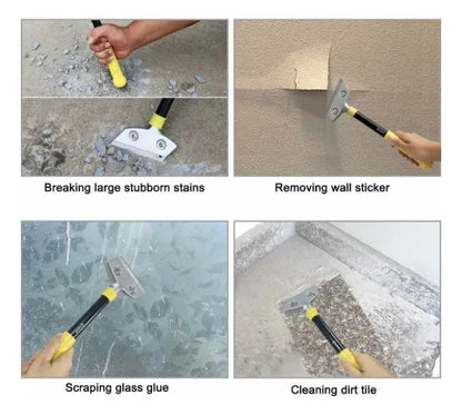 Raspador Limpia Vidrios Ceramica Piso Techo Profesional 60cm