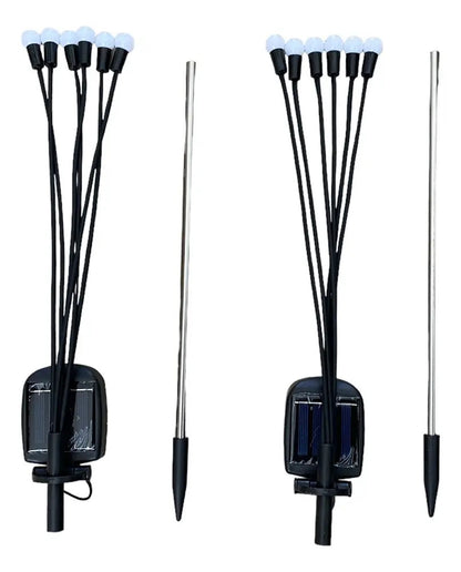 Luces LED Solares Luciérnagas para Jardín y Terraza – Pack 2 Unidades