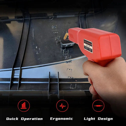 Kit de Soldadora de Plástico Portátil con Grapas de Acero Inoxidable