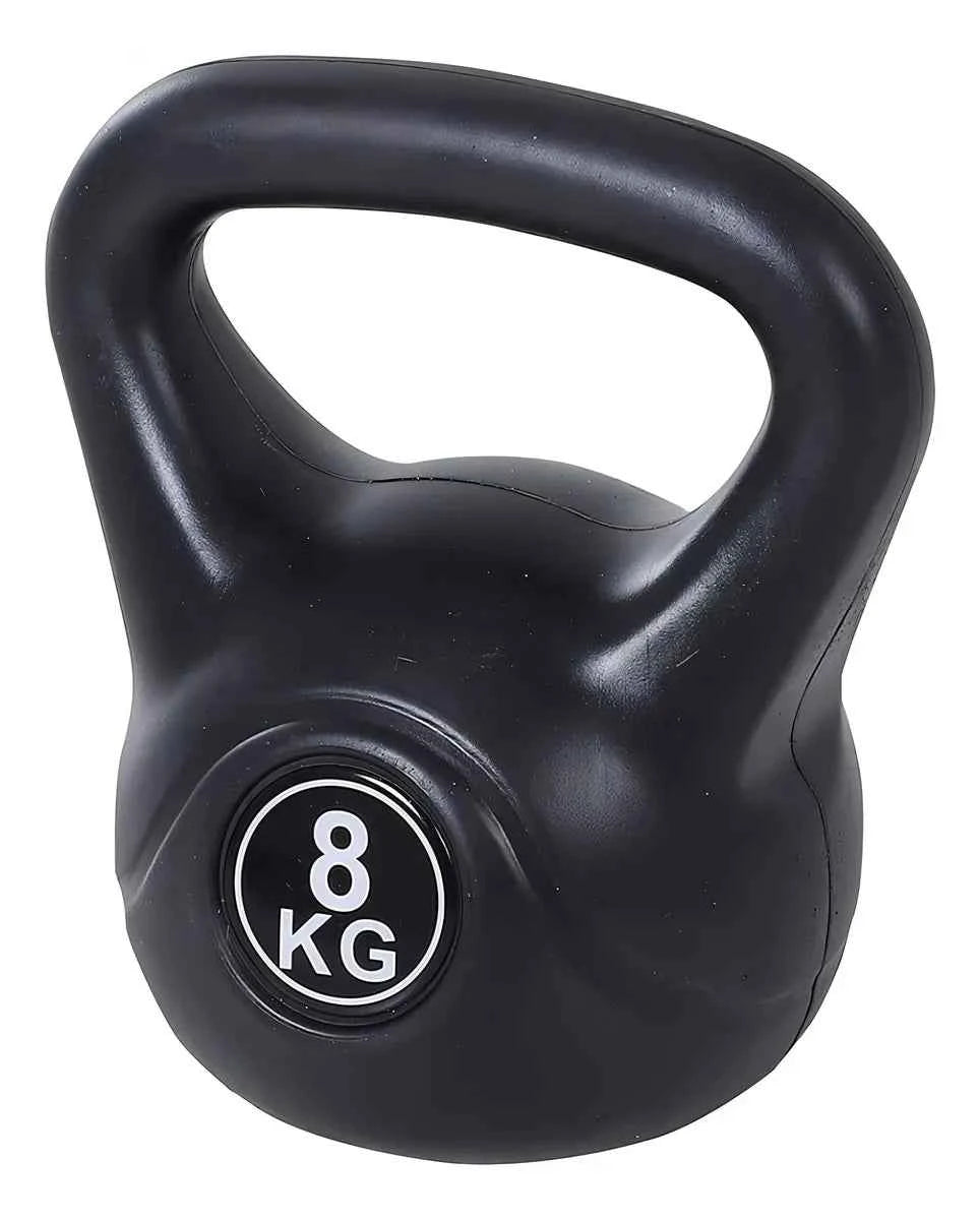Pesa Rusa Kettlebell 8 kg – PVC Antideslizante para Crossfit y Fitness