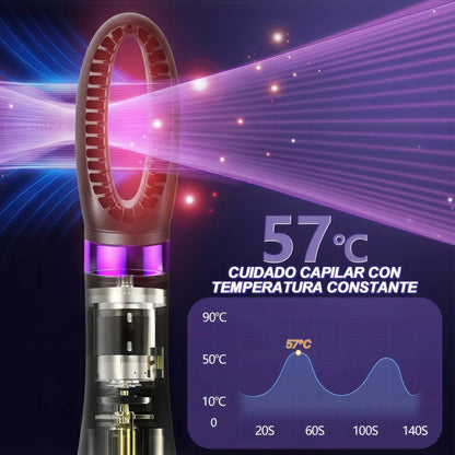 Cepillo Secador Eléctrico 5 en 1 Iones Negativos 1000W