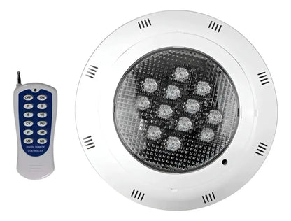 Foco Led Para Piscina Con 7 Luces De Colores 12w Colores Rgb Sumergible Con Control Remoto Ip68