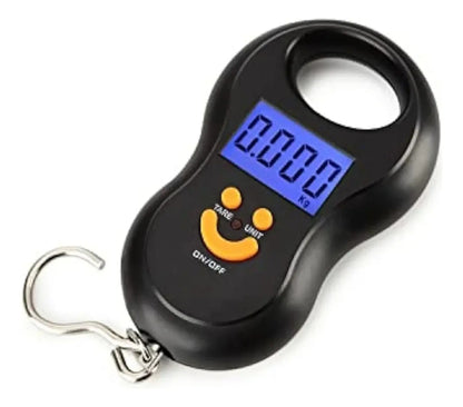 Báscula Digital Portátil 50kg – Alta Precisión, Pantalla LCD, Tara y Multi-Unidades