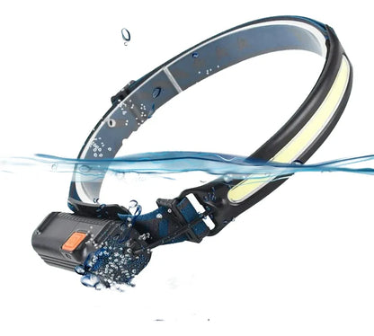 Linterna Led Frontal De Cabeza Recargable con Sensor de mano