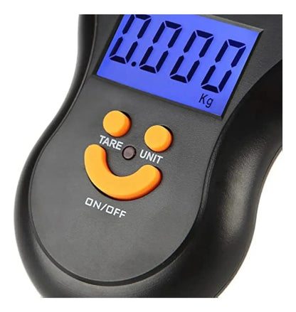 Báscula Digital Portátil 50kg – Alta Precisión, Pantalla LCD, Tara y Multi-Unidades