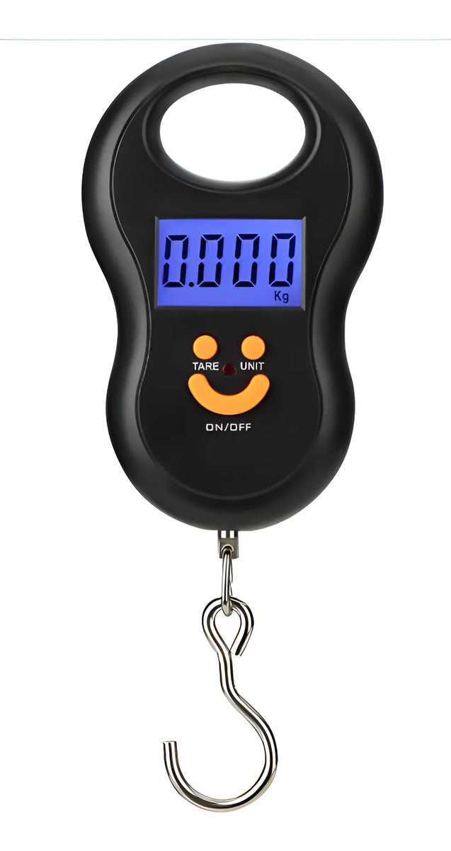 Báscula Digital Portátil 50kg – Alta Precisión, Pantalla LCD, Tara y Multi-Unidades