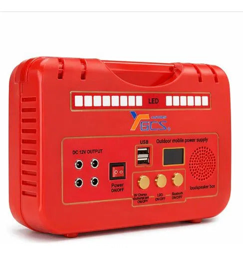 Generador Solar Portátil 300W – Batería + Inversor Kit Emergencia