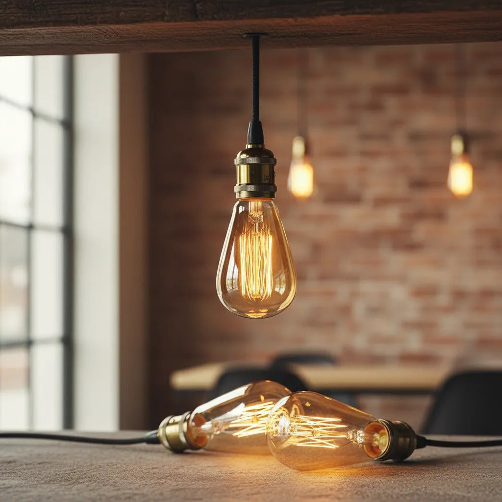 Pack 10 Ampolletas LED 4W Filamento Edison Retro Vintage E27