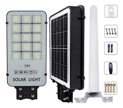 Foco Solar 3000w Alumbrado Publico Sensor + Control + Soporte