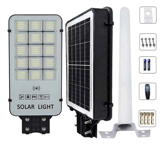 Foco Solar 3000w Alumbrado Publico Sensor + Control + Soporte