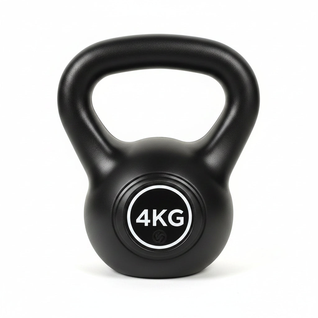 Pesa Rusa Kettlebell 4 kg – PVC Antideslizante para Iniciación y Fitness