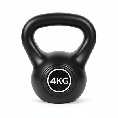 Pesa Rusa Kettlebell 4 kg – PVC Antideslizante para Iniciación y Fitness