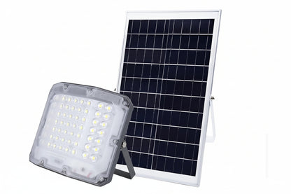 Foco Reflector Solar LED 300W – Panel Independiente, 4 Modos, Control Remoto