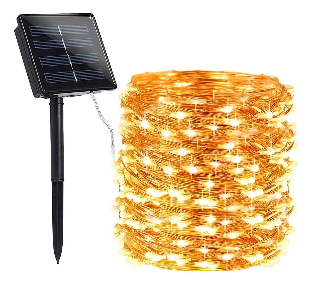 Guirnalda Solar LED Luces Hada 10m IP65 – Pack x3