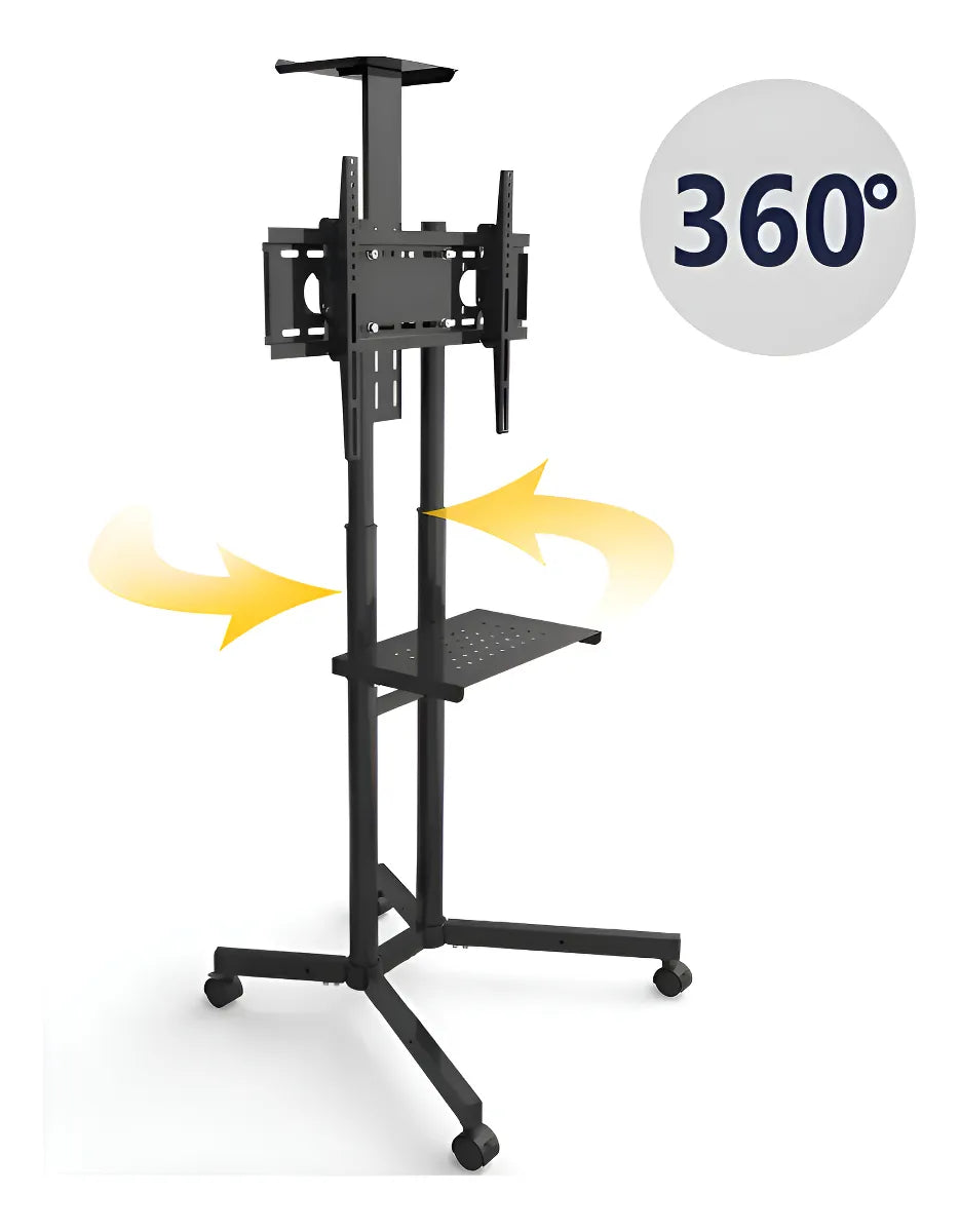 Soporte TV Base Pedestal con Ruedas 32" a 70" – Hasta 60 kg