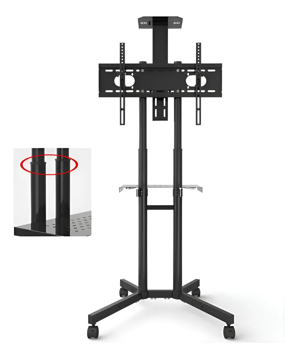 Soporte TV Base Pedestal con Ruedas 32" a 70" – Hasta 60 kg