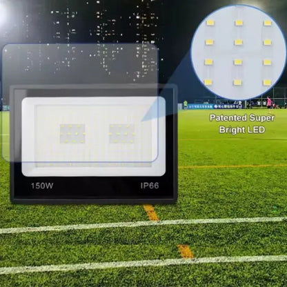 Foco LED Reflector Eléctrico 150W – Resistente al Agua para Exterior e Interior