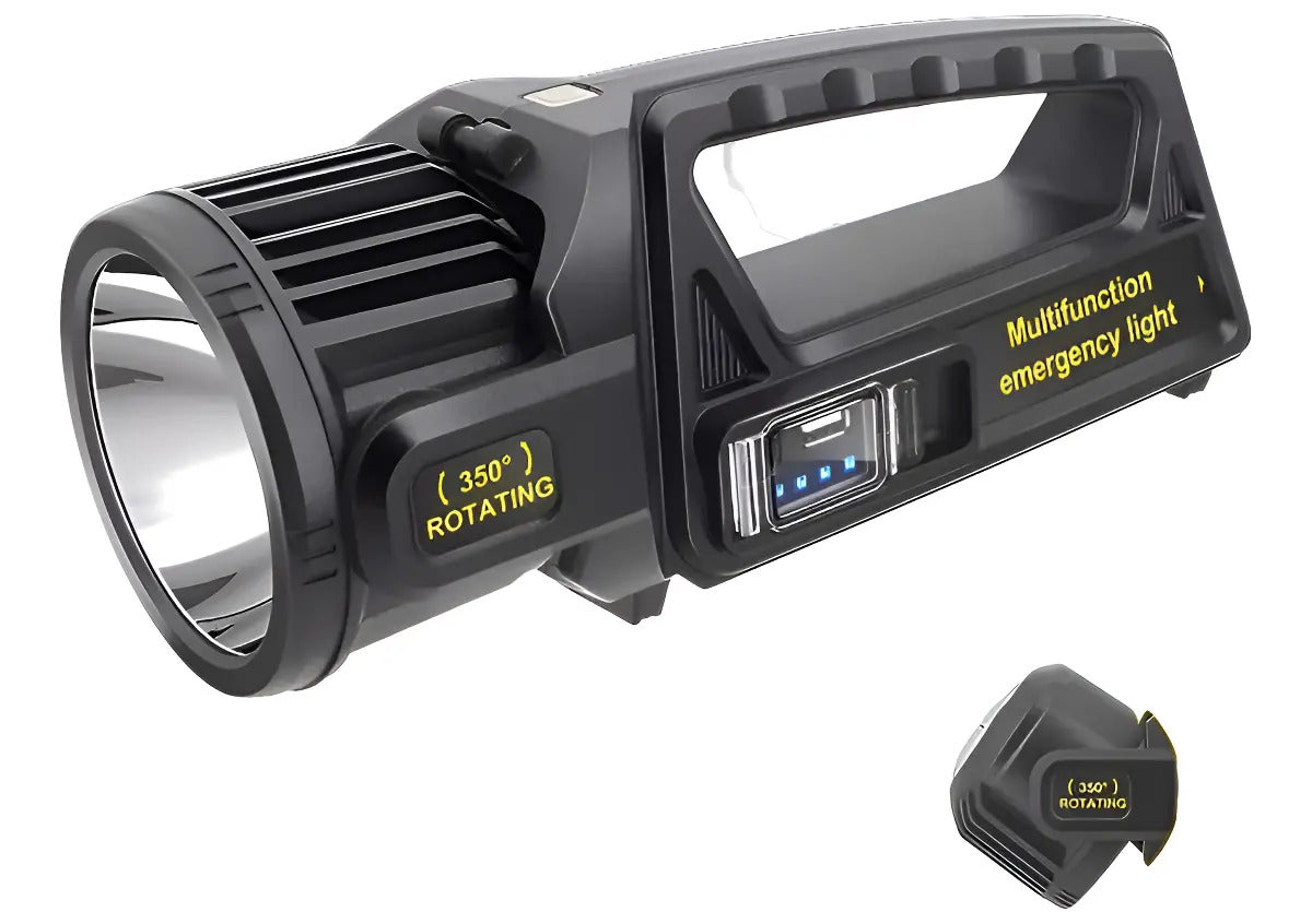 Linterna Reflector Solar LED W5167 30W 6 Modos IPX5
