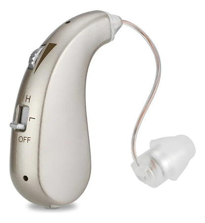 Amplificador Auditivo Retroauricular Recargable USB con Reducción de Ruido