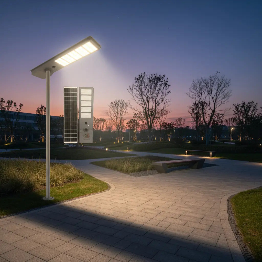 Panel Solar LED 8000W Industrial IP65 6500K Control Remoto