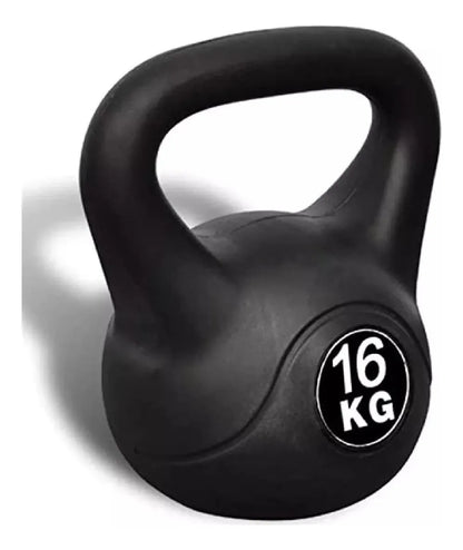 Pesa Rusa Kettlebell 16 kg – PVC Antideslizante para Crossfit de Alto Rendimiento