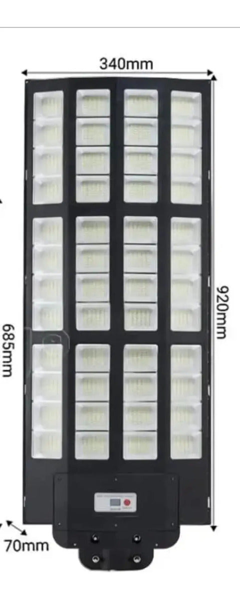 Foco Led Solar Gigante 10000w Potente + Control + Soporte