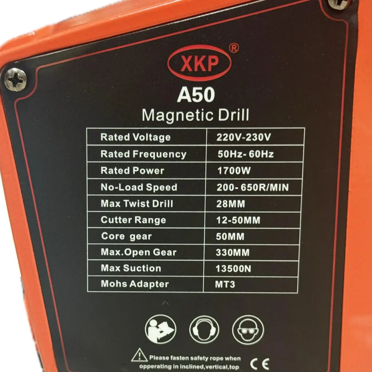 Taladro Base Magnética Industrial 1700w 12-50mm Xkp
