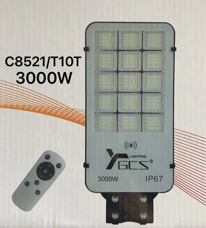 Foco Solar 3000w Alumbrado Publico Sensor + Control + Soporte
