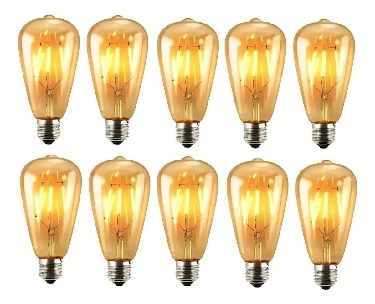 Ampolletas Filamento Led Edison 4w Retro Vintage - Blanco Cálido