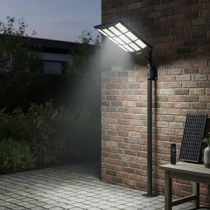 Foco Led Solar Gigante 10000w Potente + Control + Soporte