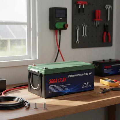 Batería LiFePO4 300Ah 12.8V con BMS | 6.000 Ciclos | Litio Ferrofosfato