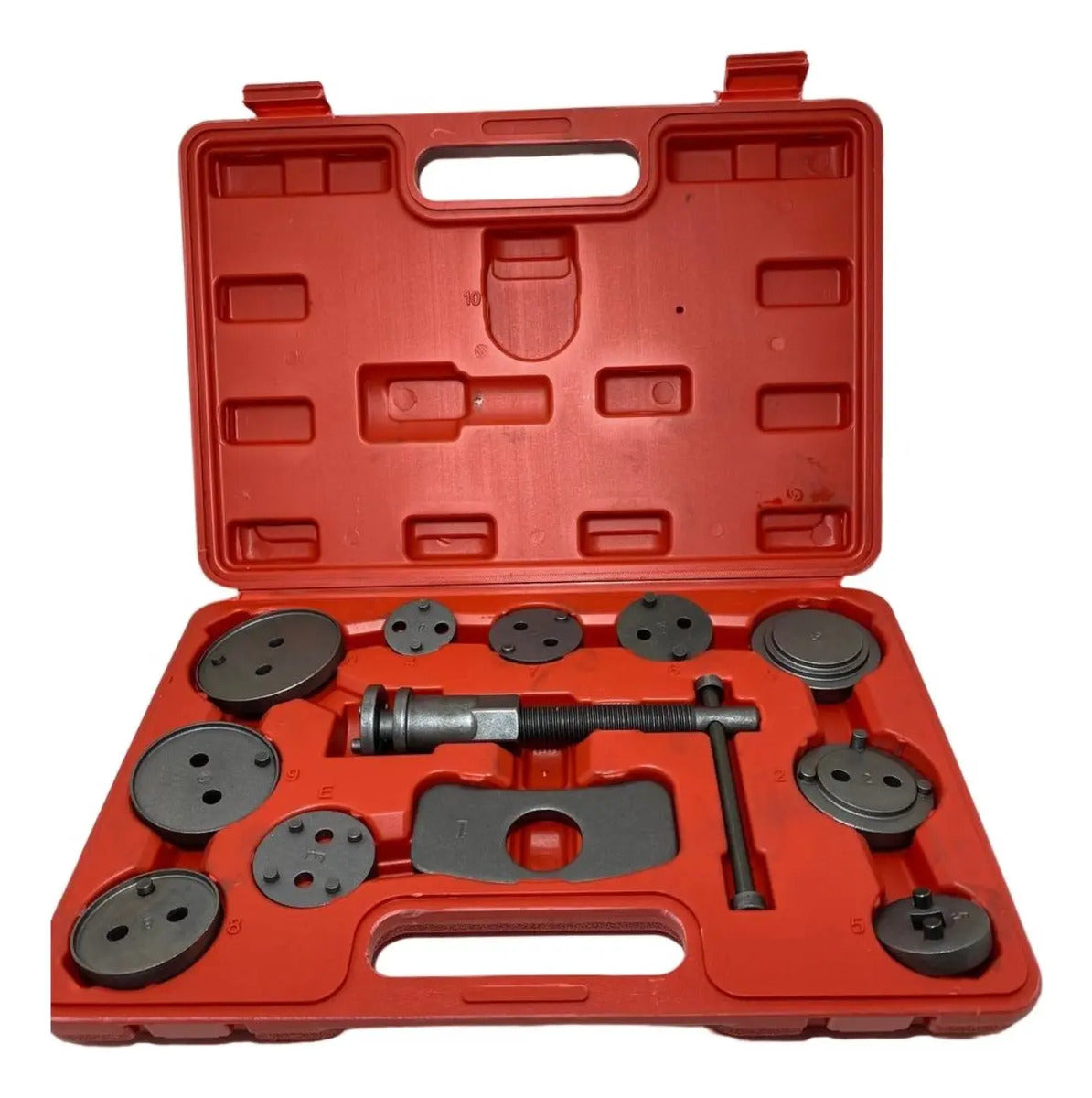 Kit Compresor de Cálipers Universal 12 Piezas | Retractor de Pistón de Freno