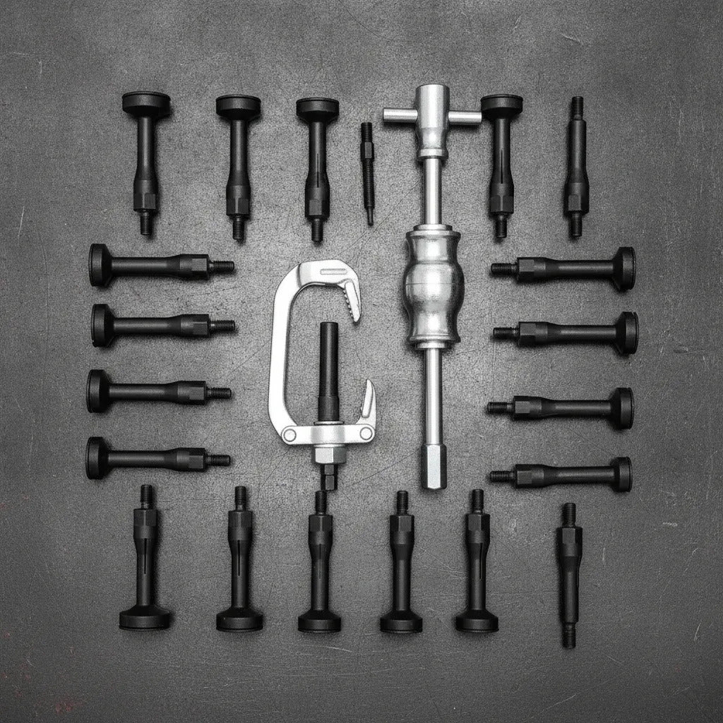 Set Extractor Rodamientos Internos 16 Piezas 858mm Dados