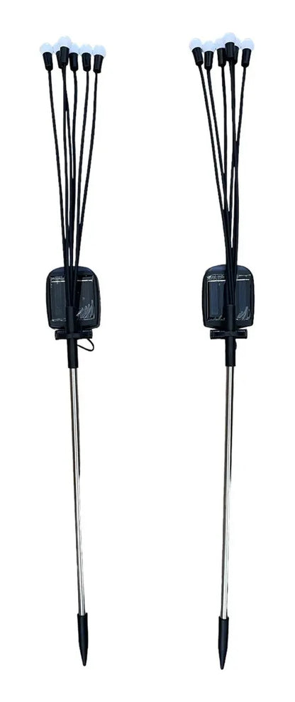 Luces LED Solares Luciérnagas para Jardín y Terraza – Pack 2 Unidades