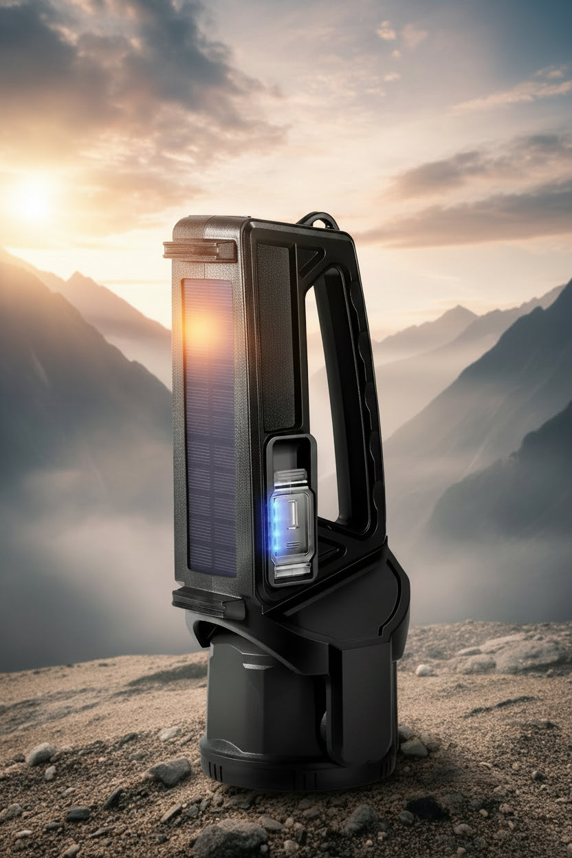 Linterna Reflector Solar LED W5167 30W 6 Modos IPX5