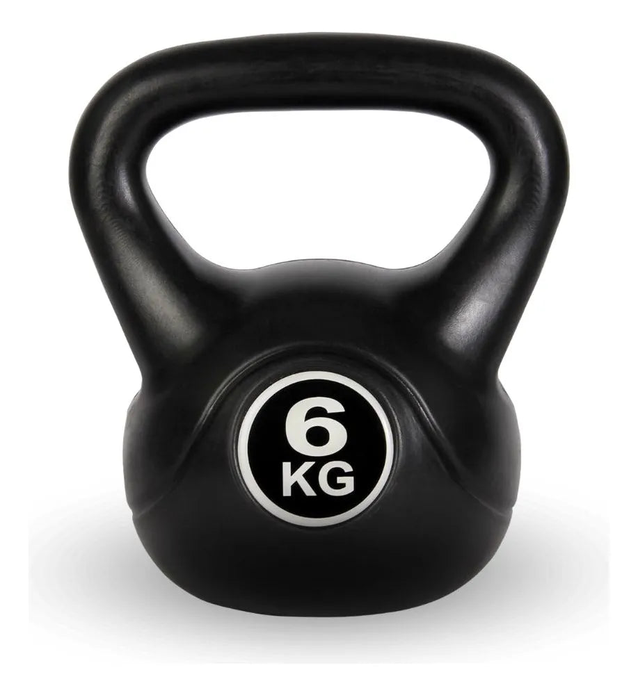 Pesa Rusa Kettlebell 6 kg – PVC Antideslizante para Crossfit y Fitness