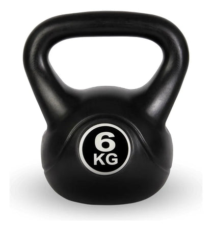 Pesa Rusa Kettlebell 6 kg – PVC Antideslizante para Crossfit y Fitness