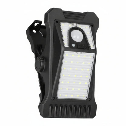 Pack 2 Focos Solares LED con Sensor de Movimiento y Soporte Pinza