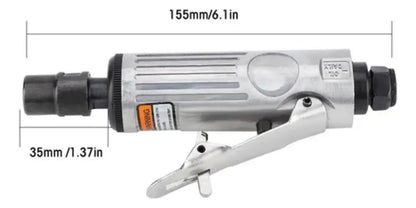 Amoladora Recta Neumática 1/4" con Accesorios | Esmeril de Aire Compacto